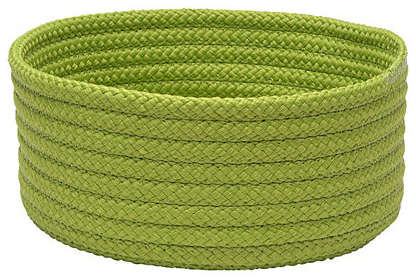 Colonial Mills Basket Simply Home Solid Bright Green Round