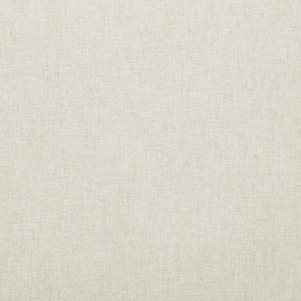 Linon Ashleigh 24" Backless Beige Upholstered Counter Stool in Natural Wood