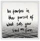 "Set Your Soul on Fire" Framed Painting Print, 12x12