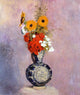 Odilon Redon Bouquet of Flowers in a Blue Vase Wall Decal Print