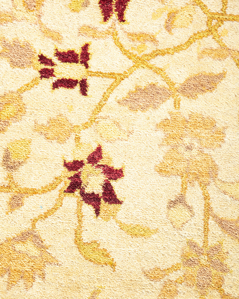 Mogul, One-of-a-Kind Hand-Knotted Area Rug Ivory, 8'1"x17'0"