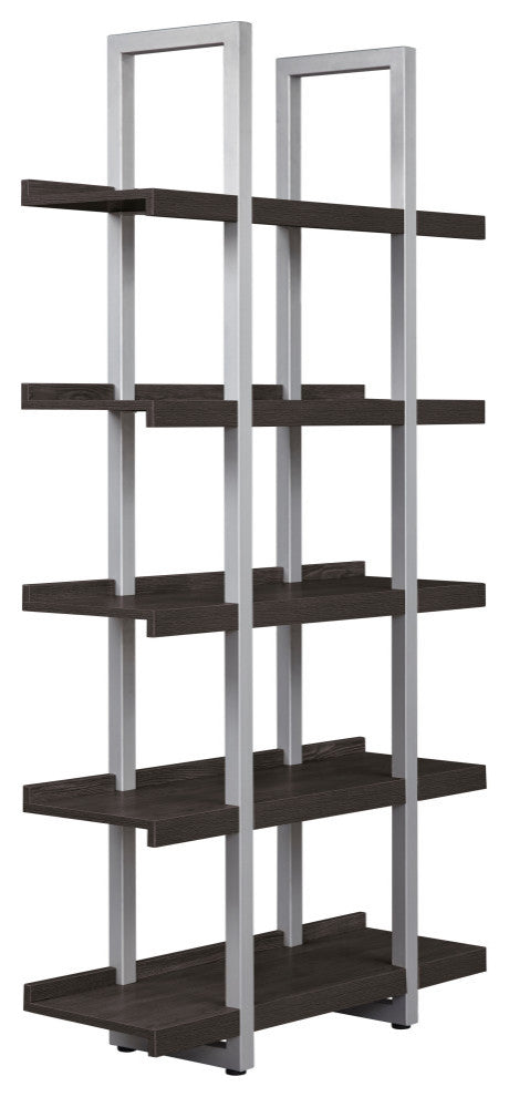 K102 Open Bookcase, Espresso