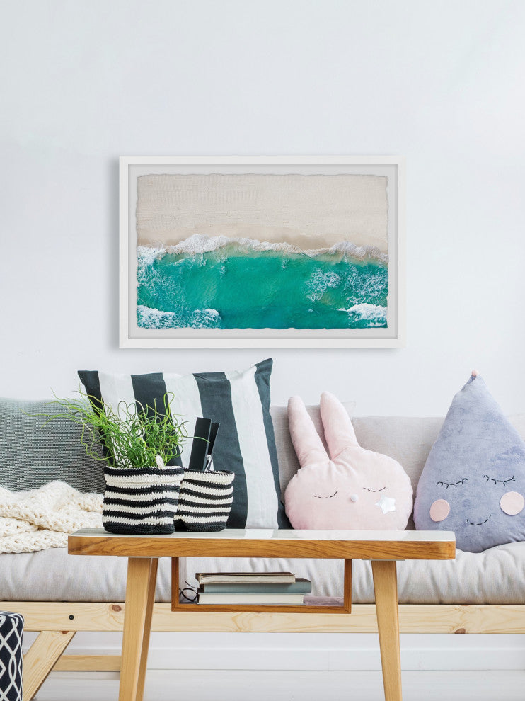 "Gather Footprints" Framed Painting Print, 30x20