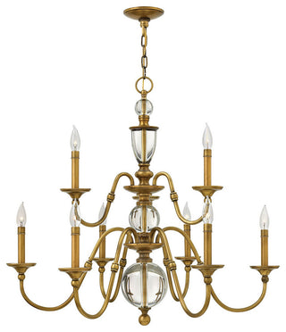 Hinkley Eleanor Medium Two Tier, Heritage Brass