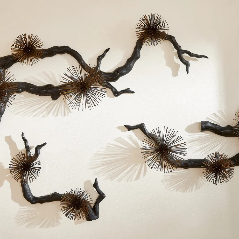 Ichiyo Wall Decor, Black Medium