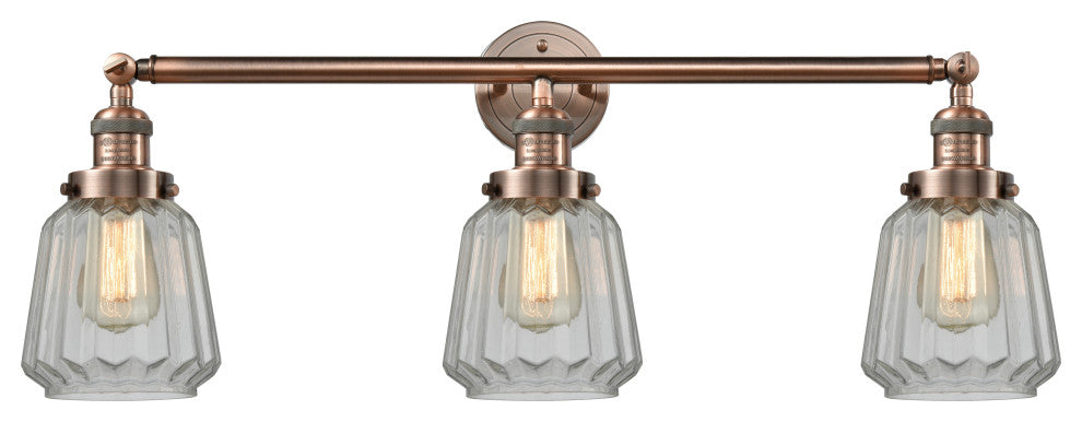 INNOVATIONS LIGHTING 205-AC-S-G142 Chatham 3 Light Bath Vanity Light