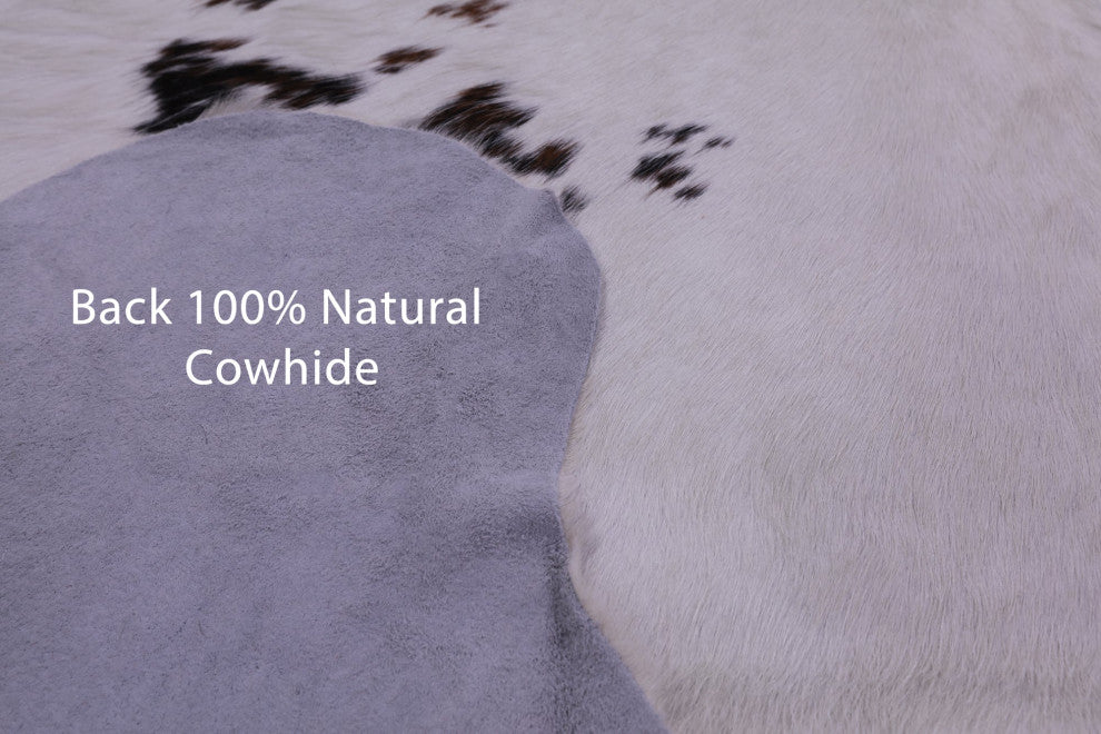 Organic Natural Hair-On Cowhide Area Rug 7' 1" X 5' 7" C1444