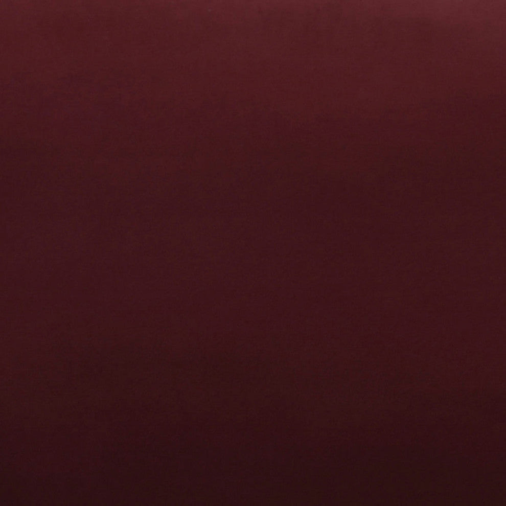 TOV Furniture Avery Maroon Velvet Chair With Polished Gold Base