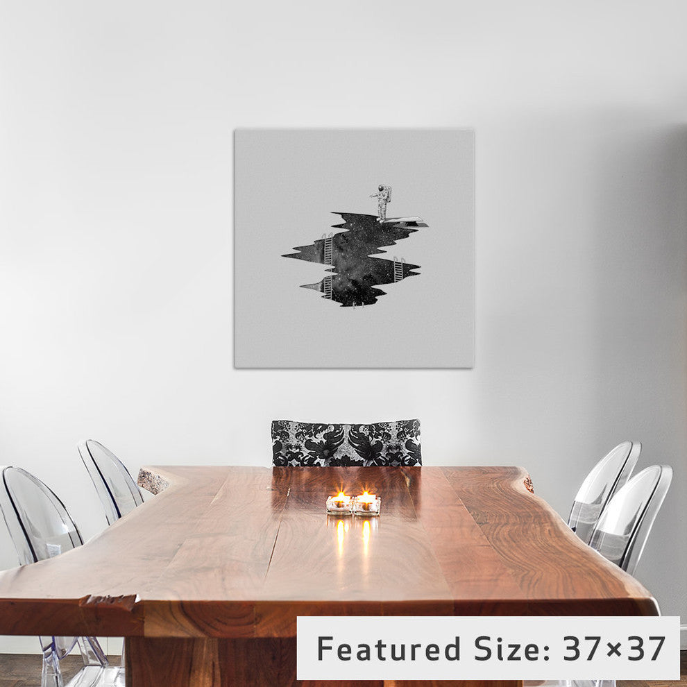 "Space Diving II" by Nicebleed, 26x26x1.5