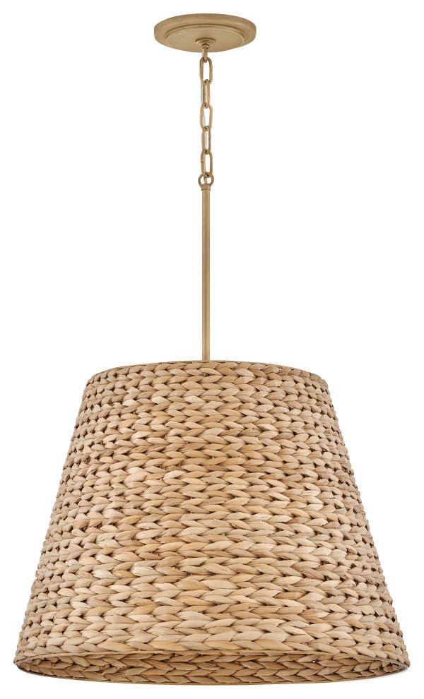 Hinkley Seabrook Medium Chandelier, Burnished Gold