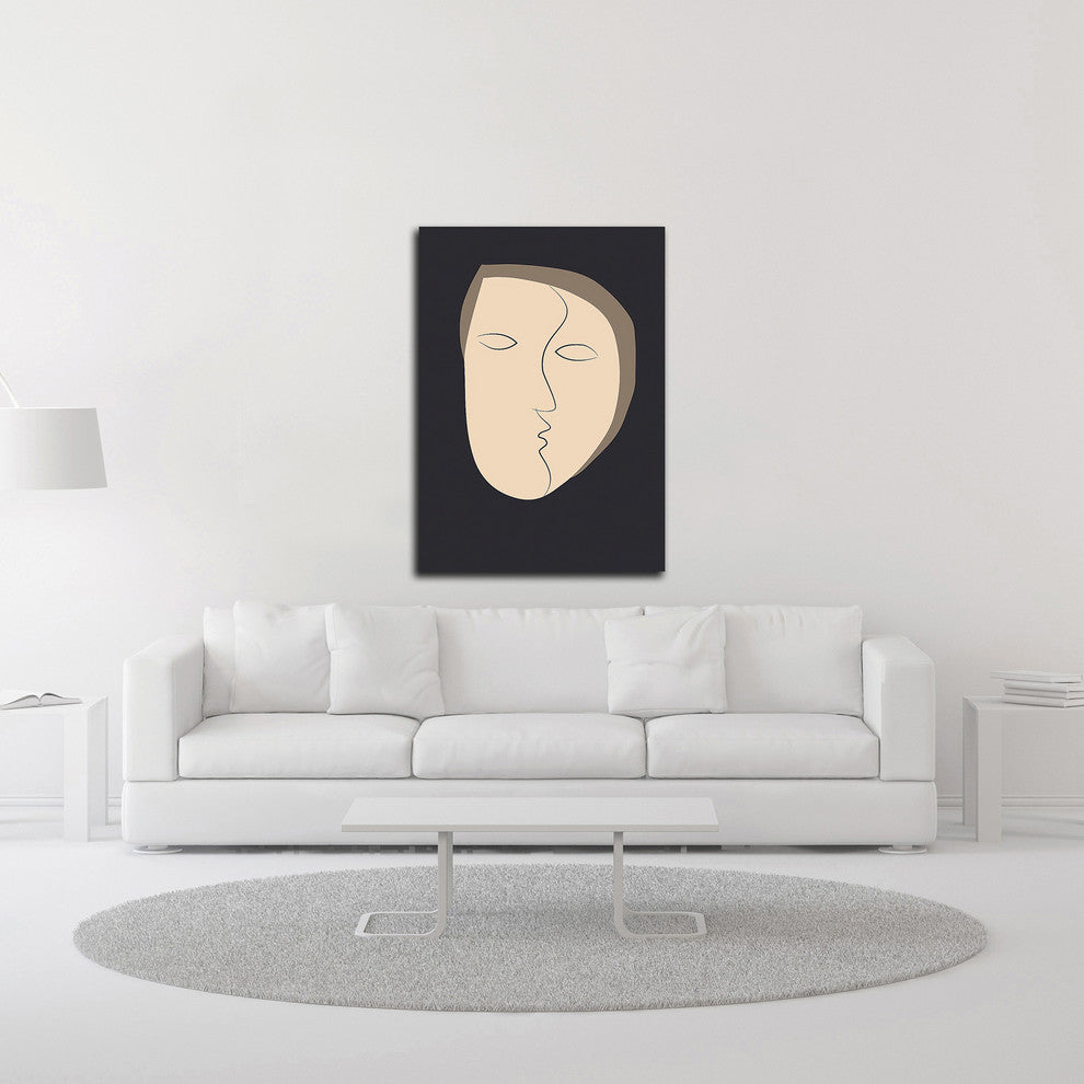 Face It 1 by Design Fabrikken, Print on Canvas, 25"x35"