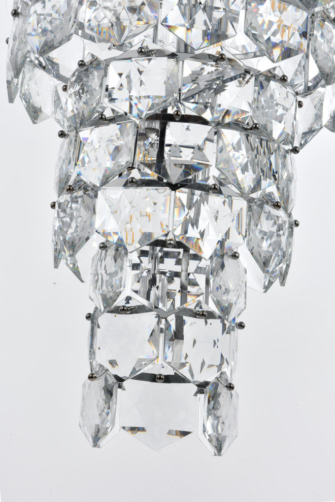 Home Living 30" Chandelier, Chrome