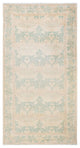 Arts and Crafts, One-of-a-Kind Hand-Knotted Area Rug Ivory, 6'1"x11'7"
