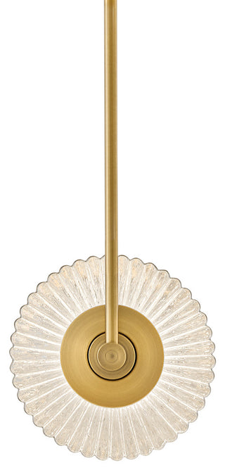 Fredrick Ramond Reign Medium Five Light Led Linear, Lacquered Brass