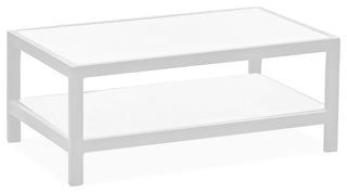 Angelina Indoor/Outdoor Coffee Table, White