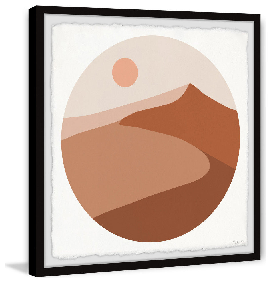"Into the Desert" Framed Painting Print, 12x12