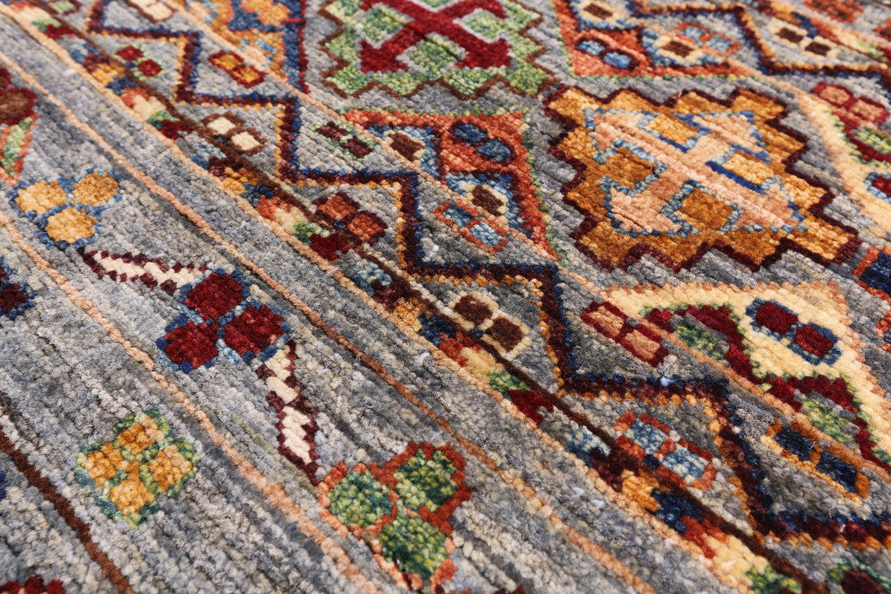 6' 10" X 10' 2" Khorjin Super Kazak Handmade Rug - Q12360