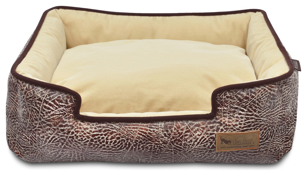 Lounge Bed Savannah, Brown, Small