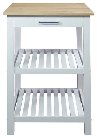 Sunrise Kitchen Island with Harvest Hardwood Top