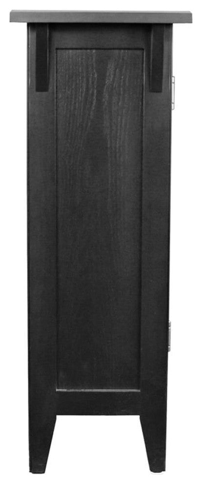 Leick Favorite Finds Mission Solid Wood Hall Stand in Black Slate