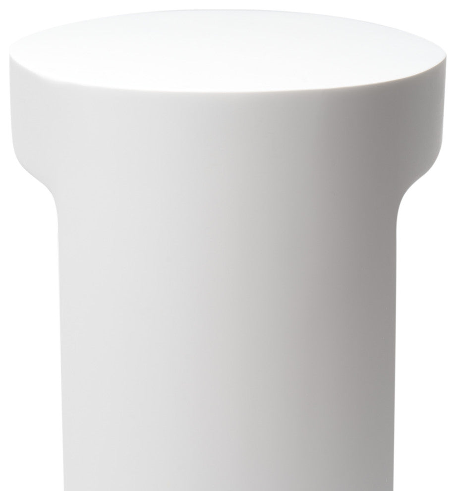 ALFI brand ABST66 White Matte Solid Surface Resin Bathroom/Shower Stool