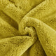 Fox Faux Fur Throw Blanket, Lemon Curry, 60''x80''