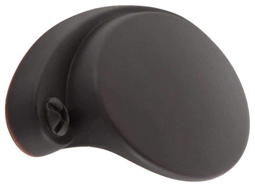 Sumner Street Home Hardware Ovaline Cup Pull, Small, Oil Rubbed Bronze