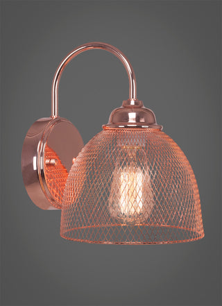 Plexus 1 Light Wall Sconce, Copper