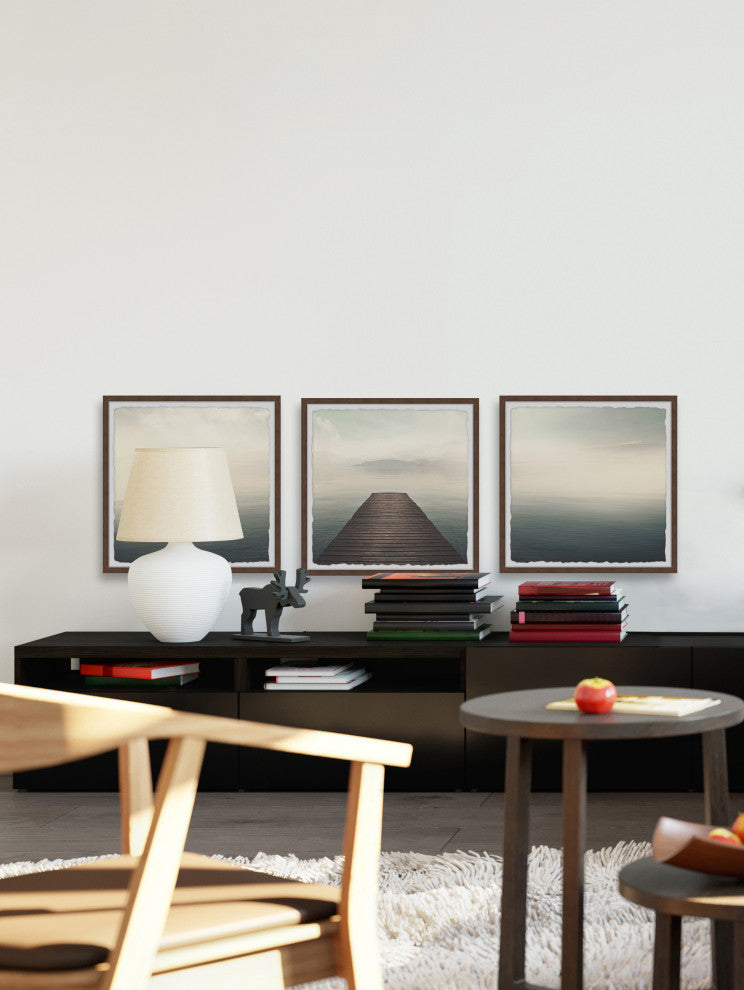 No Turning Back Triptych, 3-Piece Set, 18x18 Panels