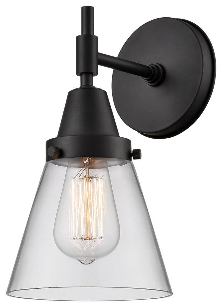 INNOVATIONS LIGHTING 447-1W-BK-G62-LED Caden 1 Light 9 inch Sconce