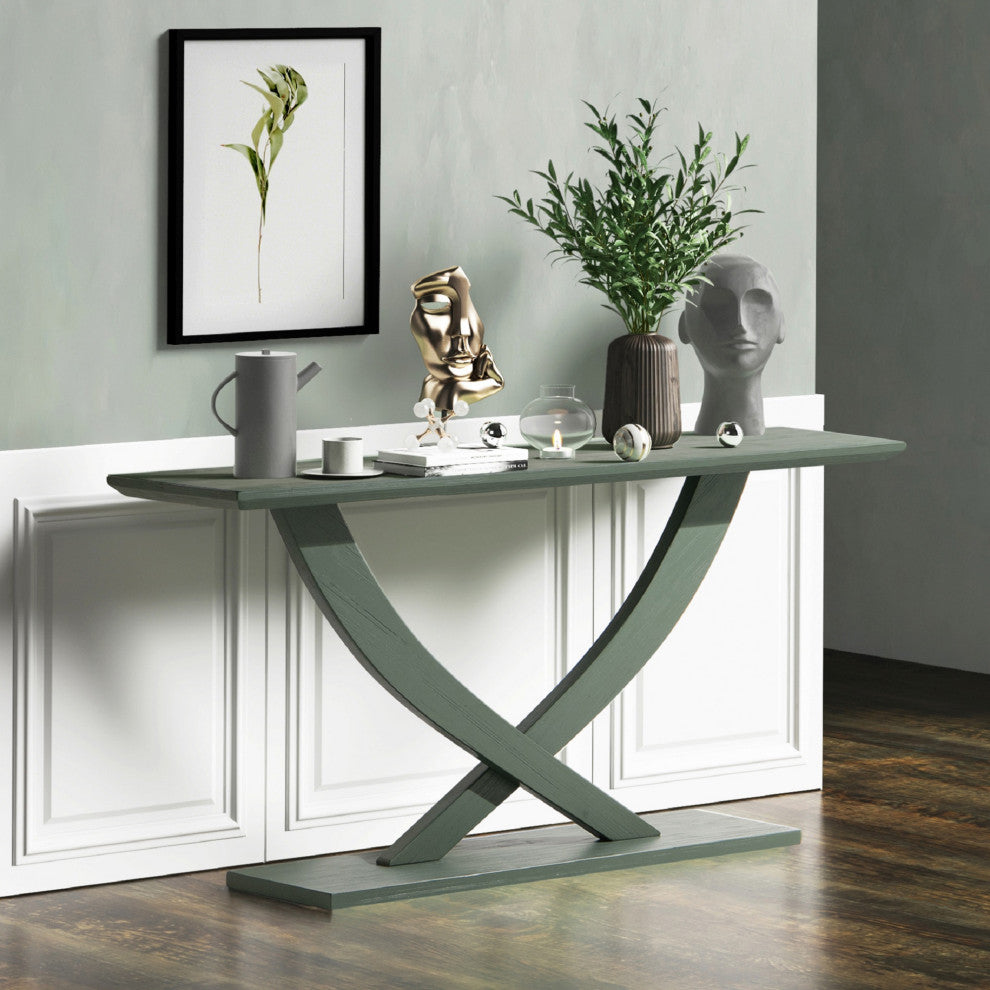 Rasmus Console Table, Spanish Moss