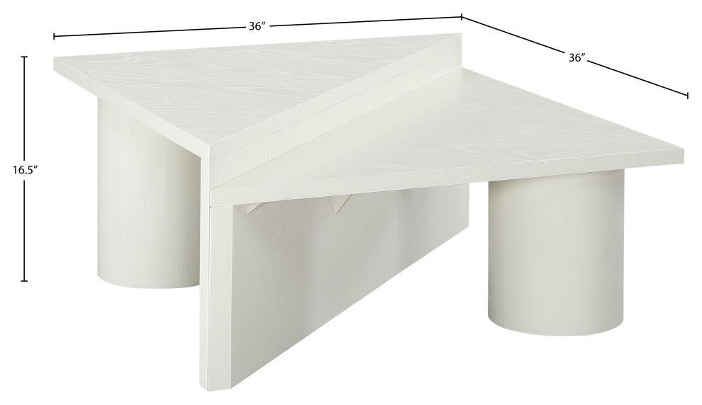 Pavillion Coffee Table, White