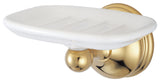 Kingston Brass Wall-Mount Soap Dish Holder, Polished Brass