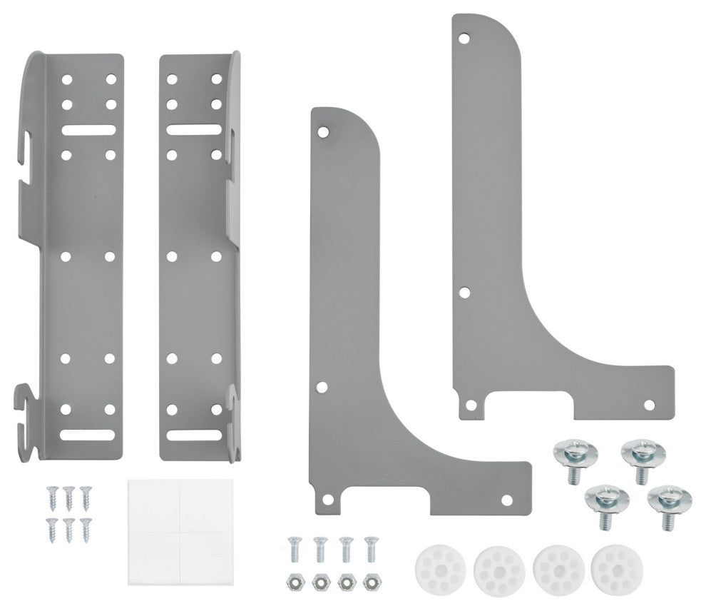 Adjustable Door Mount Bracket for Rev-A-Shelf Waste Containers and Organizers