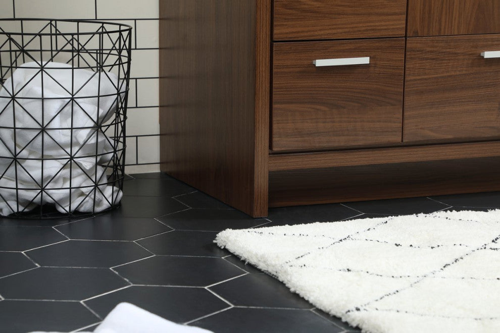 Walker 48" Single Bathroom Vanity, Walnut