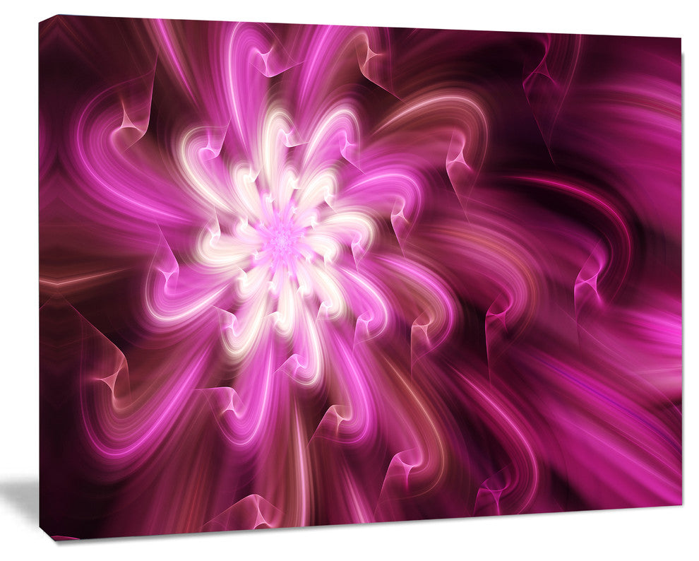 Exotic Dance of Purple Flower Petals, Large Floral Canvas Art Print, 60x40