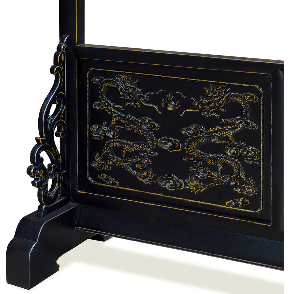 31" Bronze Gong With Dragon Stand