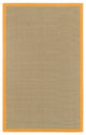 Bay Square Contemporary Area Rug, Orange, 8' Square