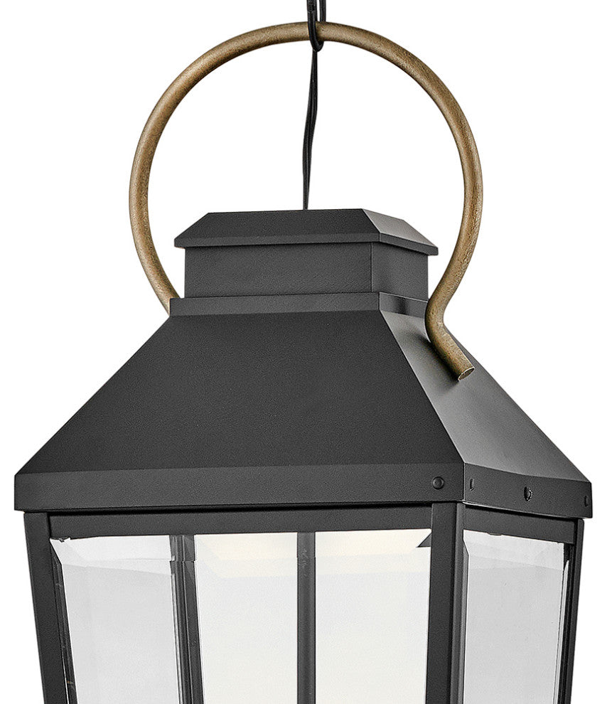 Dawson LED Hanging Lantern, Black