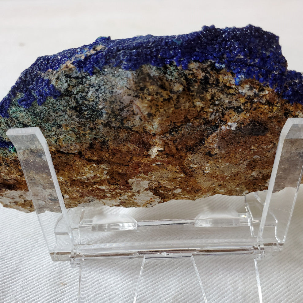 Azurite / Malachite Specimen on Acrylic Stand