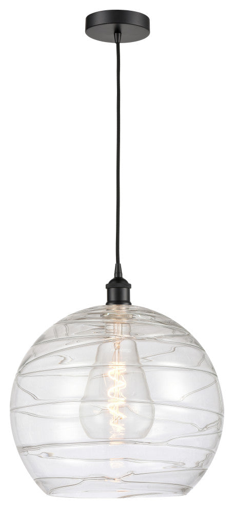 Innovations 616-1P-BK-G1213-14-LED 1-Light Pendant, Matte Black