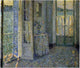 Henri Le Sidaner The Blue Chamber, 20"x25" Gallery Wrapped Canvas Print