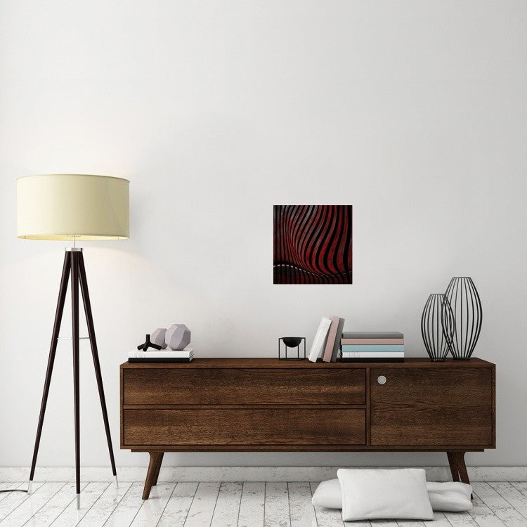 "Optic Illusion" Stretched Canvas Giclee by Gilbert Claes, 18"x18"