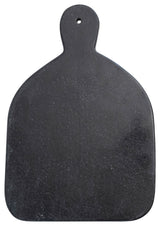 Modern Marble Cutting or Charcuterie Board with Handle, Black