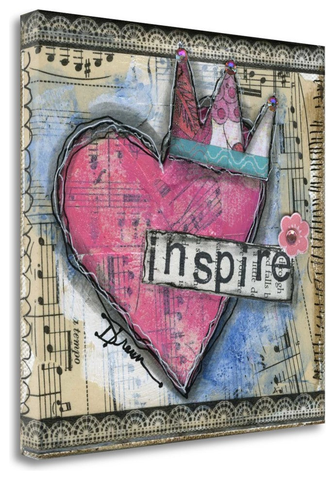 "Inspire" By Denise Braun, Giclee Print on Gallery Wrap Canvas, Ready to Hang