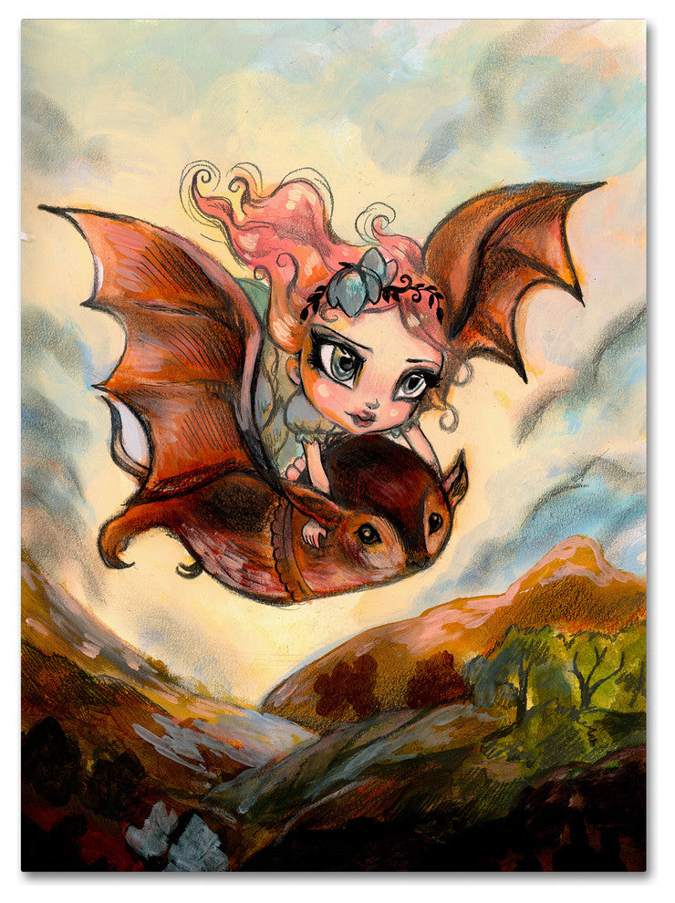 Natasha Wescoat 'Dreaming Of Flying' Canvas Art, 35x47