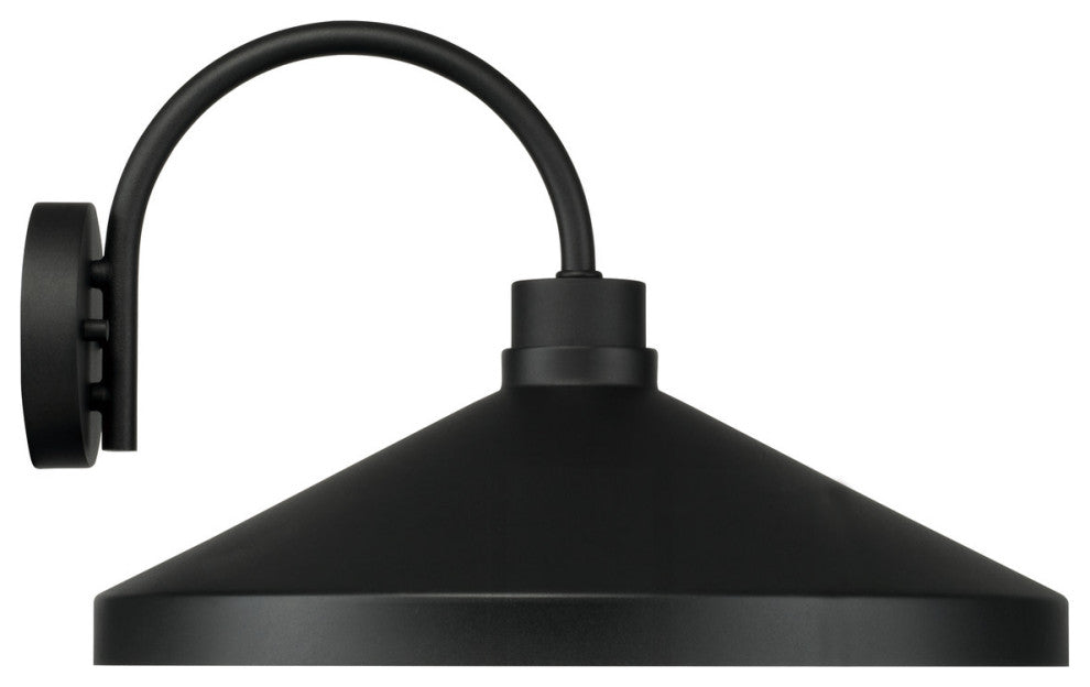 Capital Lighting 953513 Lofton 12" Tall Outdoor Wall Sconce - Black