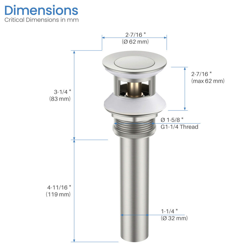 Cube 8" Widespread Bathroom Sink Faucet With Drain Assembly, Brushed Nickel