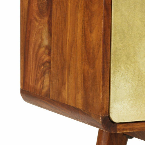 vidaXL TV Stand TV Unit Sideboard Home TV Console Unit Solid Sheesham Wood