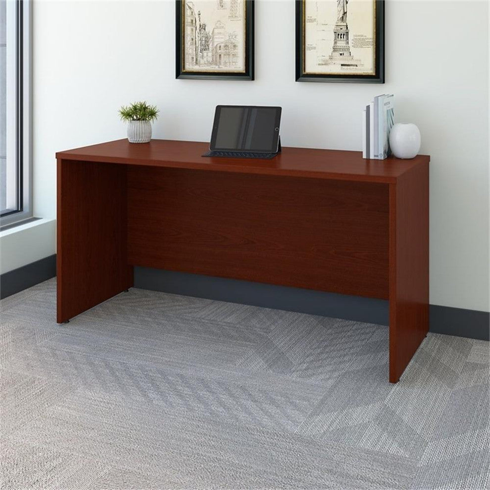 Series C 60W x 24D Credenza Desk in Mahogany - Engineered Wood